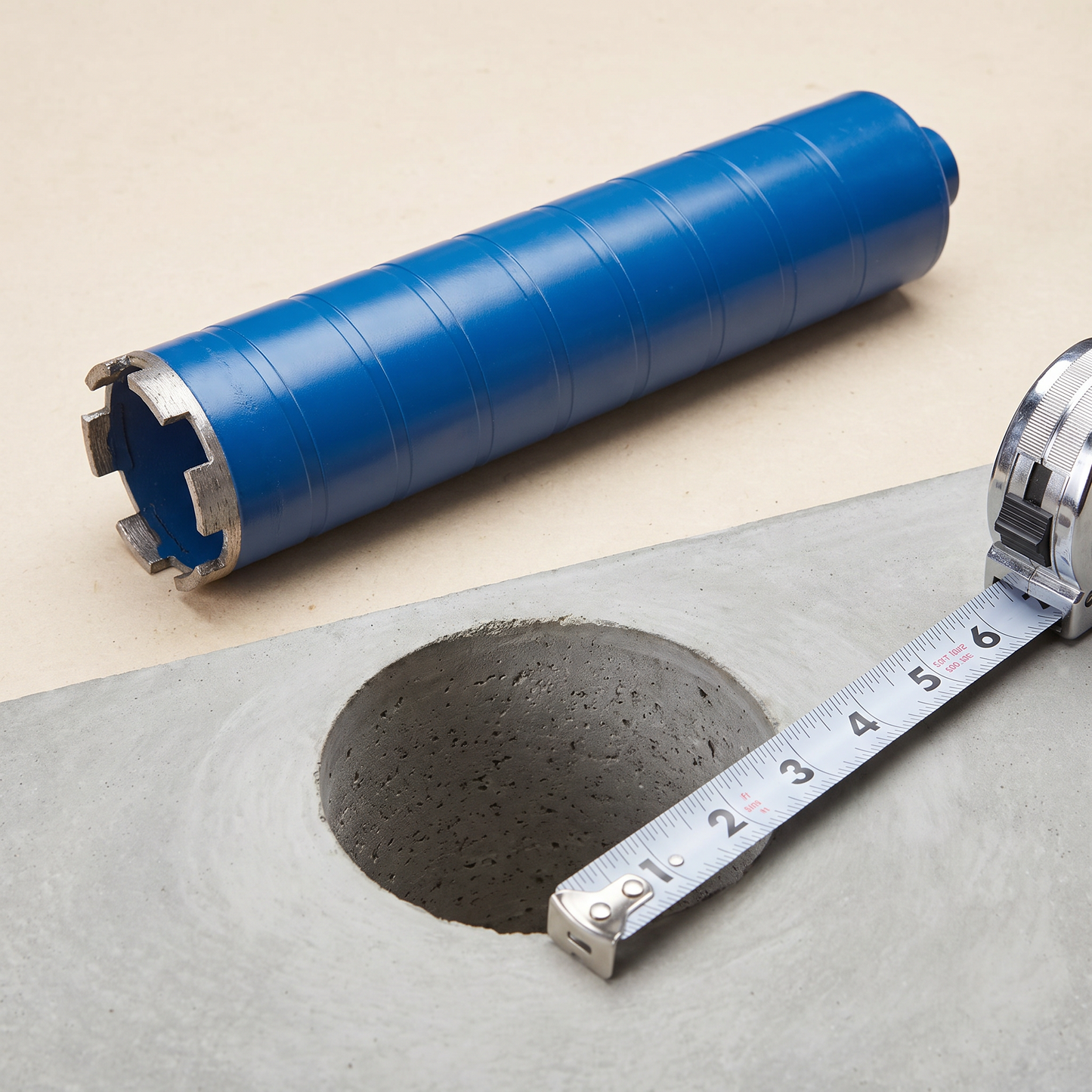 CrownForce 2" Diamond Core Drill Bit for Granite, Marble & Hard Stone | Laser-Welded Segments | 5/8"-11 Thread