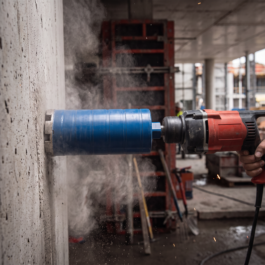 CrownForce 2" Diamond Core Drill Bit for Granite, Marble & Hard Stone | Laser-Welded Segments | 5/8"-11 Thread